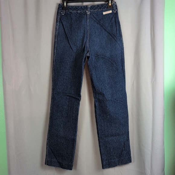 Calvin Klein Women's  Blue Jeans. 80s Bareback - Picture 2 of 7